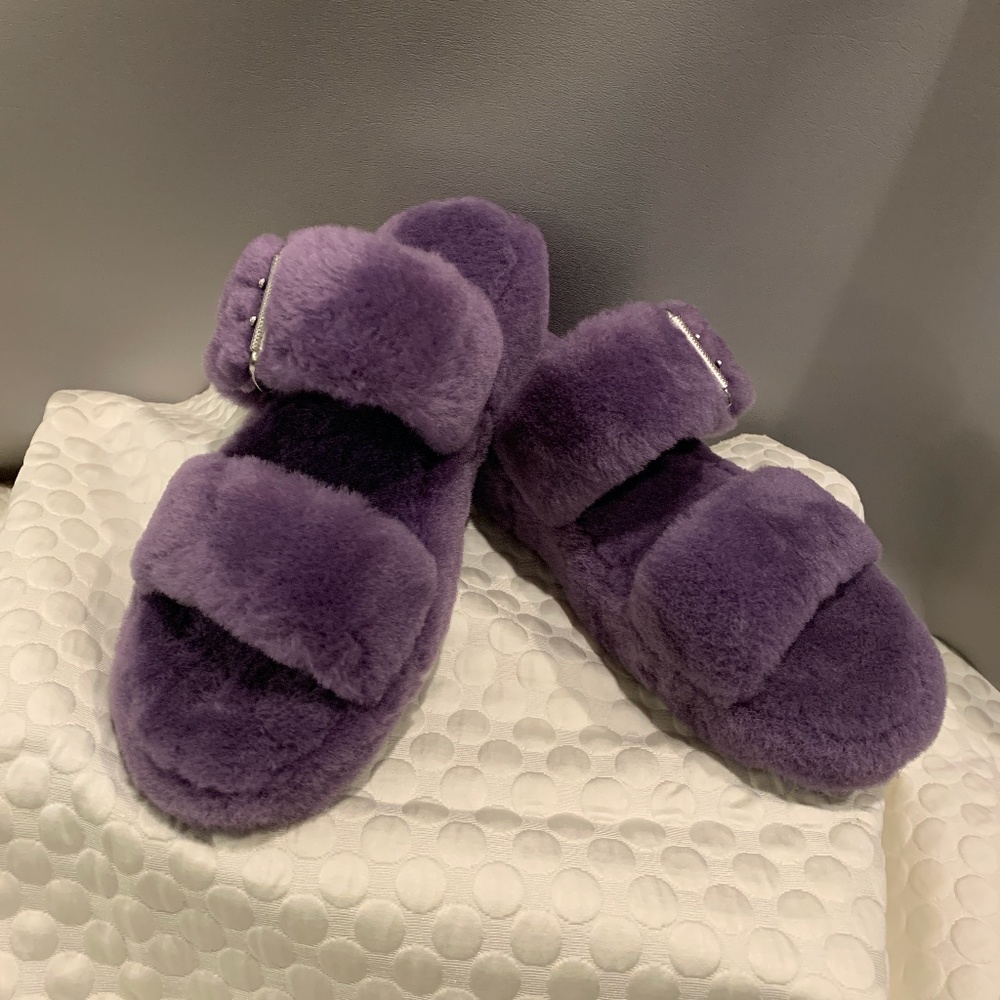 UGG Fuzz Yeah Women's Shoes Violet Bloom : 8 -M